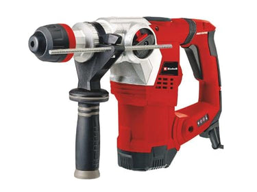 Einhell Bohrhammer TE-RH 32 4F Kit (1250 W, 5 Joule, 32 mm Bohrleistung in Beton, SDS-Plus, Anti-Vibrationsgriff, inkl. E-Box, 3 Bohrer, Spitzz- und Flachmeißel) im Sale